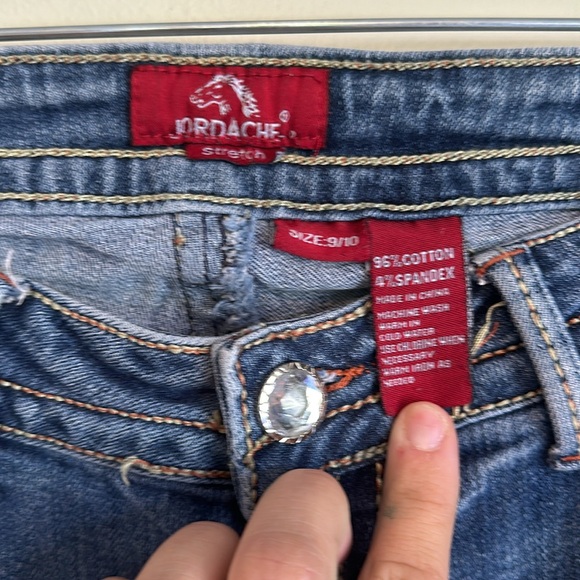 Vintage low rise straight leg Jordache denim jeans - Picture 3 of 6